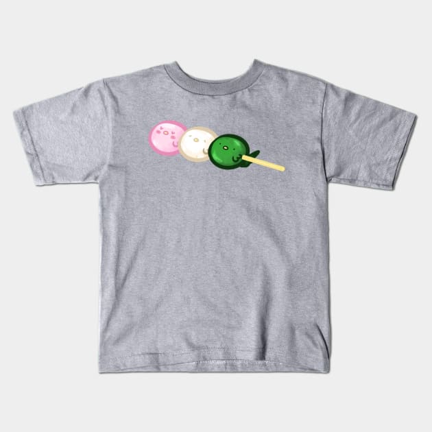 Dango Birbs Kids T-Shirt by shinystunfisk